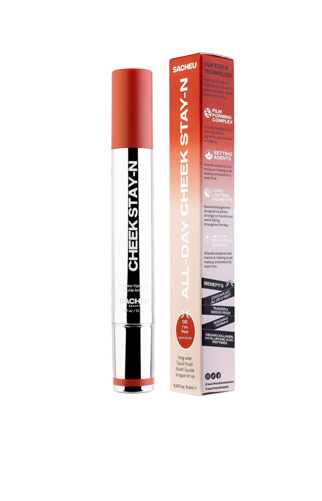 Sacheu Cheek Stay-n All Day Liquid Blush in 05 I`m Hot